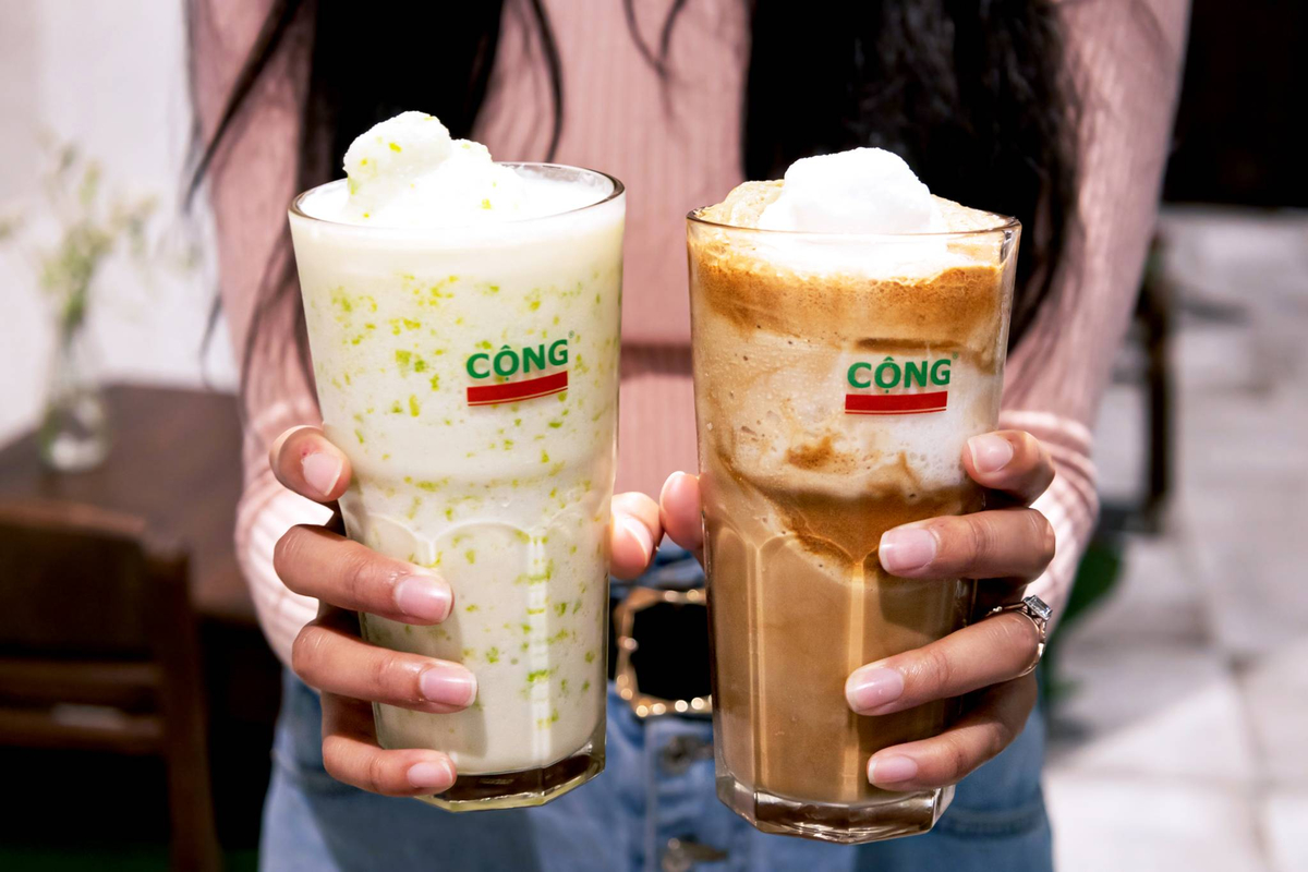 Cong's drinks are all traditional Vietnamese drinks, transformed and decorated more beautifully 